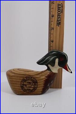 Big Sky Carvers Wooden DUCK CLUB Wood Duck Hand Painted Carved Golf Club Head