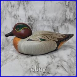 Big Sky Carvers Wooden Mallard Duck Decoy Barbara Stafford 10 inch