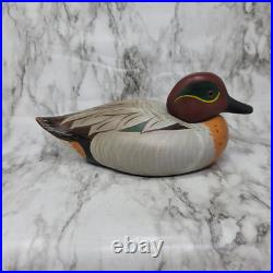 Big Sky Carvers Wooden Mallard Duck Decoy Barbara Stafford 10 inch