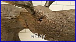 Big Sky Carvers Wooden Moose Sculpture Designed By Jeff Fleming Very Rare