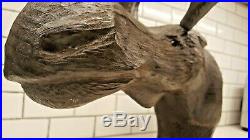 Big Sky Carvers Wooden Moose Sculpture Designed By Jeff Fleming Very Rare