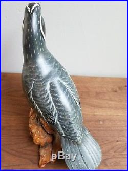 Big Sky Carvers Wooden Quail, Handcrafted in Manhattan, Montana