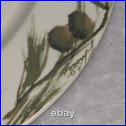 Big Sky Carvers Woodland Moose 10.5 Dinner Plates Pinecones Karry Hesla Set 3