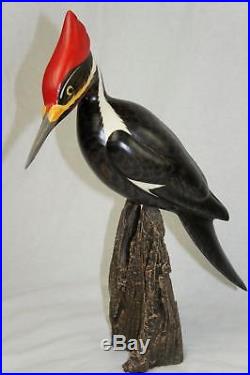 Big Sky Carvers Woodpecker Limited Master's Edition Wood Carving Bozeman Mt Euc