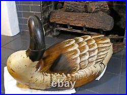 Big Sky Carvers carved wood GOOSE 22 signed dated #9 of 13 BEAUTIFUL large EX+
