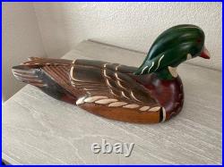 Big Sky Carvers large Wood Duck Drake signed by Tommy Findley