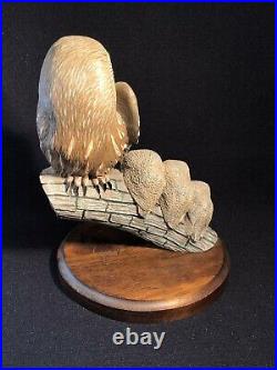 Big Sky Carvers owl & owlets MotherHood Series Signed By Ashley Gray #6 of 1950