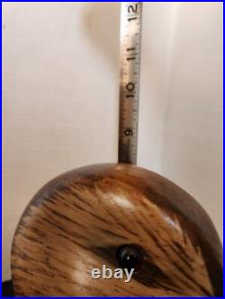 Big Sky Carvers' wooden Large 20 Duck decoy Dated 2002 Tammy Finly