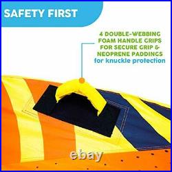 Big Sky Heat Wave Towable Inflatable Water Tube for 2 -Roomy Durable Boating