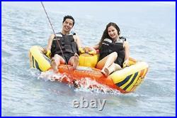 Big Sky Heat Wave Towable Inflatable Water Tube for 2 -Roomy Durable Boating