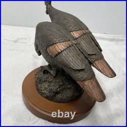 Big Sky Sculpture Carvers Double Take Turkeys 9 Bronze Finish Bradford Williams