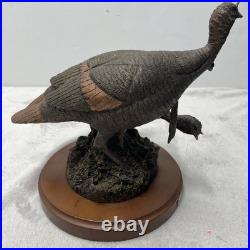 Big Sky Sculpture Carvers Double Take Turkeys 9 Bronze Finish Bradford Williams