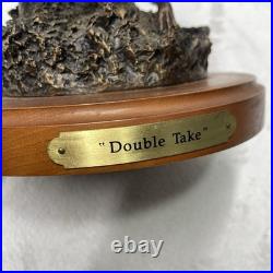 Big Sky Sculpture Carvers Double Take Turkeys 9 Bronze Finish Bradford Williams