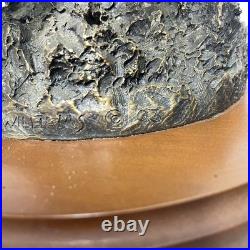 Big Sky Sculpture Carvers Double Take Turkeys 9 Bronze Finish Bradford Williams