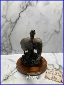 Big Sky Sculpture Carvers Double Take Turkeys Realism 9X8X8