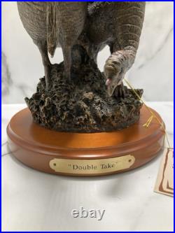 Big Sky Sculpture Carvers Double Take Turkeys Realism 9X8X8