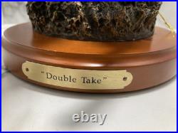 Big Sky Sculpture Carvers Double Take Turkeys Realism 9X8X8