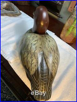 Big sky carvers duck decoy carved & signed by Craig Fellows Bozeman Montana RARE