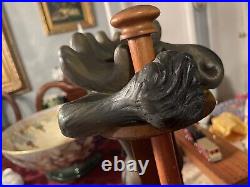 Big sky carvers moose paper towel holder Cutest Face In Town Rare Large 16 Tall