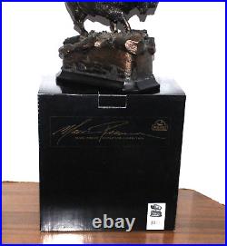 Bison Sculpture Marc Pierce Big Sky Carvers Signature Collection original box