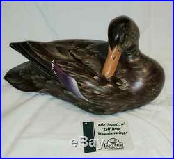 Black Duck Decoy by John Gewerth #1051/1250 Ltd Ed GOLD MEDAL Big Sky Carvers