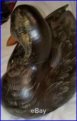 Black Duck Decoy by John Gewerth #1051/1250 Ltd Ed GOLD MEDAL Big Sky Carvers