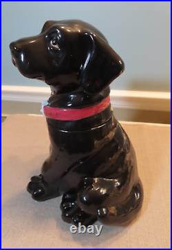 Black Lab Cookie Jar Canine Kitchen Collection Big Sky Carvers Dogs