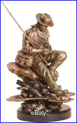 Bliss Fly Fishing Sculpture Resin