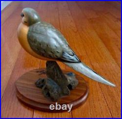 Bob Guge Masters Ltd Ed 161/1250 Big Sky Carvers Exquisite Mourning Dove Carving