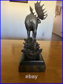 Bradford Williams Big Sky Carvers Montana Grand Old Man Bronze Moose Sculpture