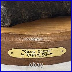 Bradford Williams Grand MasterHunting Dog Retriever Duck Bronze Sculpture #1116