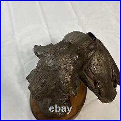 Bradford Williams Grand MasterHunting Dog Retriever Duck Bronze Sculpture #1116