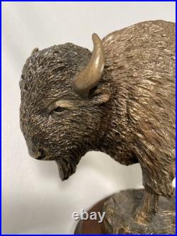 Bradford Williams High Plains Drifter Buffalo Sculpture LE 214/1250 Big Sky