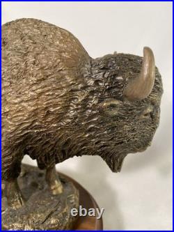 Bradford Williams High Plains Drifter Buffalo Sculpture LE 214/1250 Big Sky