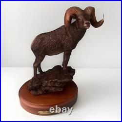 Bradford Williams Montana Bronze Ram Sculpture The High Life Limited Ed