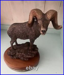 Bradford Williams Montana Bronze Ram Sculpture The High Life Limited Ed