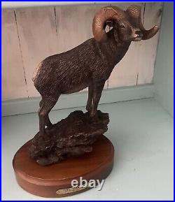 Bradford Williams Montana Bronze Ram Sculpture The High Life Limited Ed