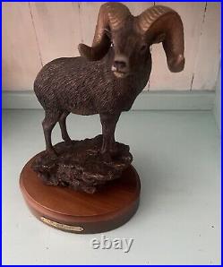 Bradford Williams Montana Bronze Ram Sculpture The High Life Limited Ed