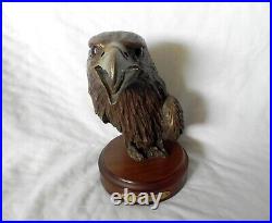 Bradford Williams NOBLE SPIRIT American Eagle Bust Sculpture 10 Figurine