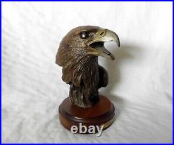 Bradford Williams NOBLE SPIRIT American Eagle Bust Sculpture 10 Figurine