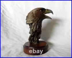 Bradford Williams NOBLE SPIRIT American Eagle Bust Sculpture 10 Figurine