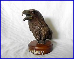 Bradford Williams NOBLE SPIRIT American Eagle Bust Sculpture 10 Figurine