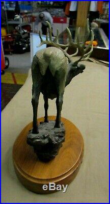 Bradford Williams Wapiti Ridge Elk Bronze Sculpture 298/1950 Big Sky Carvers