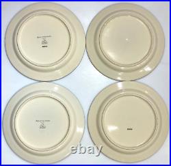 Brushwerks Big Sky Carvers Set of 4 Bear 10.75 Stoneware Rimmed Dinner Plates