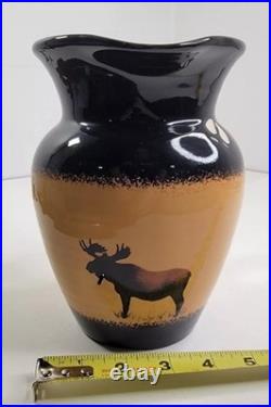 Brushwerks Big Sky carvers Moose Pitcher (Rare)