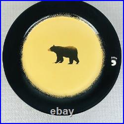 Brushwerks by Big Sky Carvers Bear Dinner Plates Set Of 5 Measures 10-3/4