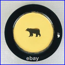Brushwerks by Big Sky Carvers Bear Dinner Plates Set Of 5 Measures 10-3/4