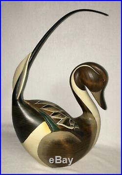 CARVED WOODEN DUCK HINDLEY COLLECTION by BIG SKY CARVERS #19539