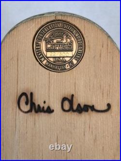 CHRIS OLSON BIG SKY CARVERS MASTER EDITION 22 of 300 CARVED RUFFLED GROUSE XLNT