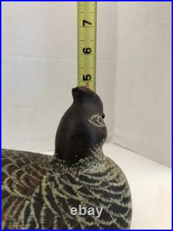CHRIS OLSON BIG SKY CARVERS MASTER EDITION 22 of 300 CARVED RUFFLED GROUSE XLNT